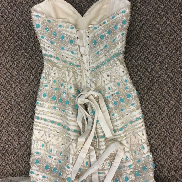 Mori Lee mermaid Formal Wedding dress STUNNING 500$wedding - Picture 7 of 8